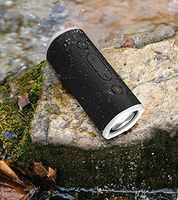 Rockville Portable Waterproof Bluetooth Speaker for Audiophiles, Black (ROCK LAUNCHER BK)