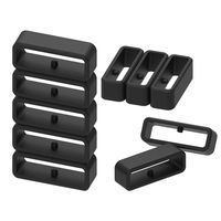 RuenTech Replacement Fastener Ring for Garmin Forerunner 35 Band Fasteners(Pack of 10) Silicone Connector Security Loop for Garmin Forerunner 35 Watch Band