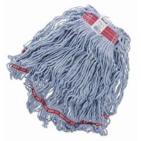 Rubbermaid 24 oz Blue Web Foot Mop Head with 1"W Head Band