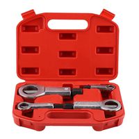 4 Pcs Nut Splitter Set, Cracker Remover Rusted Seized Nuts Cutter Nut Removing Splitting Tool Remover Splitter (#5)