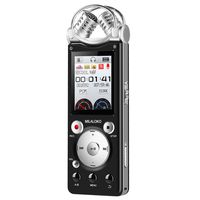 Digital Voice Recorder,8GB Memory Professional Audio Sound Recorder Dictaphone for Lectures,V3 Voice Activated Recorder with Playback Variable Speed MP3, FM Radio