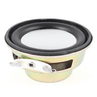 uxcell 4Ohm 3W 40mm Diameter Round Metal Shell Audio Stereo Speaker Trumpet