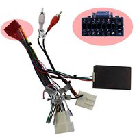 SWTNVIN JBL Adapter Harness Only  Applicable with JBL Speakers System Car Stereo in Toyota RAV4 with Android 9.0 System 2GB RAM 32GB ROM (16 PIN)