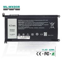 WDX0R Battery Replacement for DELL T2JX4 Y3F7Y 3CRH3 FC92N WDXOR Inspiron 15 13 5000 7000 Series 15 5570 7570 5565 5567 5568 5578 5580 7560 7569 7579 13 5368 5378 5379 7368 7378 42Wh 11.4V 4Cell