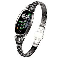 Lanbter Women Fashion Digital Display Buckle Closure Smart Bracelet Health Wristband Smart Watches