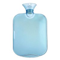 Hot Water Bottles Classic Rubber Transparent Hot Water Bottle 2 Liter with Knitted Cover Bu