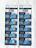 AG13 LR44 L1154 357 A76 Alkaline Button Cell Battery with Retail Blister Pack Cards (20)