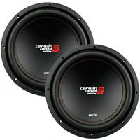 2 CERWIN VEGA XED12v2 XED-Series 1000W 12" SVC 4-OHM CAR Audio SUBWOOFER WOOFER