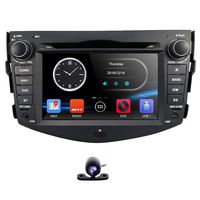 hizpo in Dash Car DVD Player GPS Navigation Radio BT Stereo for Toyota RAV4 2006-2012 Reverse Camera