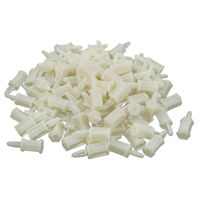 uxcell 100 Pcs Flame Retardant Nylon Screw Mount PCB Supports 12.5mm High