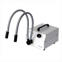 Amscope HL150-AY 150W Fiber Optic Dual Gooseneck Microscope Light Illuminator
