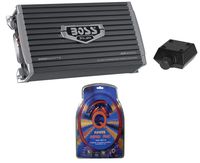New Boss Audio Armor AR3000D 3000W Car Amplifier Amp + 4 Gauge Amp Install Kit