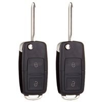 SCITOO Compatible with Keyless Entry Kit, 2 New Flip Ignition Keyless Car Chip Key Fob fit Ford E-150 E-250 F-150 Ranger