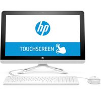 2018 Newest HP All-in-One 21.5" Full HD IPS Touchscreen Desktop PC, Intel Pentium J3710 Quad-Core Processor 4GB RAM 1TB HDD HDMI DVD WiFi Webcam Keyboard + Mouse Windows 10 - Snow White