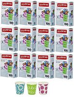 Goodtimes 5oz. All-Purpose Bathroom/Kitchen Paper Cold Cups,100ct-Assorted Designs (12)