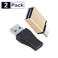 Ibest ImPetus USB C to USB 3.0 Adapter, USB 3.1 Type C Female to USB 3.0 A Male Adapter，USB 3.0 A Female to USB 3.1 Type C Male Adapter, Converter Support Data Sync and Charging