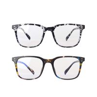 Blue Light Blocking Glasses for Men Women, Anti Blue Light Computer Gaming Glasses, Anti Eye Strain Headache (Sleep Better), UV400 Transparent Lens(Blue Floral + Ink)