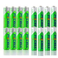 8 Pack AA + 8 Pack AAA 600mAh 1.2V Ni-MH Precharged Rechargeable Batteries