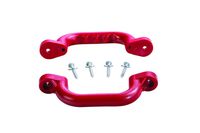 CREATIVE CEDAR DESIGNS Playset Safety Handles (One Pair)- Red, One Size