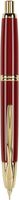 Pilot Vanishing Point Collection Retractable Fountain Pen, Red with Gold Accents, Blue Ink, Fine Nib (60167)