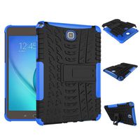 For Samsung Galaxy Tab a 8.0inch SM-T350 Hybrid Kickstand Hard Case Cover (Blue)