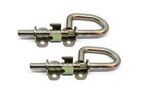 Doors & Door Hardware Loop Style Spring Locking Barrel Bolts for sheds, gates, doors - 1 pair