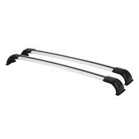 Mophorn Roof Rack Cross Bars Baggage Locking Roof Rail Crossbars Luggage Cargo Ladder Bike Load Roof Cross Bars Black (for Land Rover, for Land Rover Discovery LR3 LR4 2005-2016 Silver)