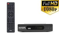 eXuby Digital Converter Box for TV Record and Watch Full HD Digital Channels for Free (Instant or Scheduled Recording, 1080P HDTV, HDMI Output, 7 Day Program Guide and LCD Screen) Includes RCA Cable