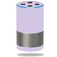 MightySkins Skin Compatible with Amazon Echo (2ND Gen) - Solid Lilac | Protective, Durable, and Unique Vinyl Decal Wrap Cover | Easy to Apply, Remove, and Change Styles | Made in The USA