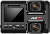 BCI Dash Cam Front and Rear Full HD - 1080P Front + 1080P Rear, Wi-Fi & GPS Built-in, Dual 170° Wide Angle Lenses, Loop Recording, Motion Detection, G-Sensor, Driver Fatigue, HDR / (New Model)