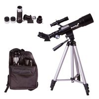 Levenhuk Skyline Portable Travel 50 Refractor Telescope with Backpack - Fully Multi-Coated Optics