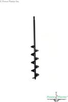 Power Planter 100% USA Made 3"x24" Extended Length Bulb & Bedding Plant Auger with 1/2" Non-Slip Hex Drive