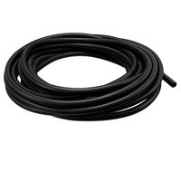 uxcell 12M Length 13mm Outside Dia Corrugated Bellow Conduit Tube for Electric Wiring Black