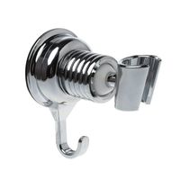 Rumfo Shower Head Holder, Adjustable Vacuum Sucker Shower Head Stand Bracket Holder With Towel Hook For Bathroom Wall Mounted
