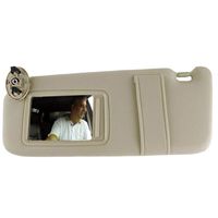 SAILEAD Sun Visor for 2007 2008 2009 2010 2011 Toyota Camry and Camry Hybrid Without Sunroof and Light (Beige, Left Driver Side)