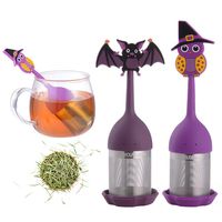 House Again Cute Animal Tea Infuser Gift Set - 2 Pack Extra Fine Mesh Tea Strainer for Loose Leaf Tea - 18/8 Stainless Steel Fine Mesh Tea Filter Creative Gift