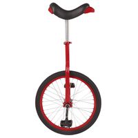 Fun 20 Inch Wheel Unicycle with Alloy Rim, Red (Renewed)