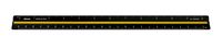Alvin, Black Series, Aluminum Engineer, Hollow Triangular Scale - 12 Inches