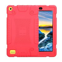 Chezaa for 7" Amazon Kindle Paperwhite,Universal Case Shockproof Anti-Dust Soft Silicone Rugged Cover for Kindle Fire 7 2018/2017/2015 (Red)
