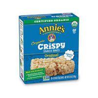 Annie's Homegrown Organic Original Crispy Snack Bars, 3.9 oz, 5 count