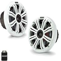 KICKER 6.5" White Marine Speakers (Qty 2) 1 Pair of OEM Replacement Speakers