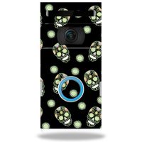 MightySkins Skin Compatible with Ring Doorbell 2 - Nighttime Skulls | Protective, Durable, and Unique Vinyl Decal wrap Cover | Easy to Apply, Remove, and Change Styles | Made in The USA