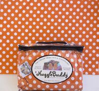 'NUGGLEBUDDY Moist Heat & Aromatherapy Organic Rice Pack for Microwave. MANGO DOT FABRIC with COCO MANGO Aromatherapy! Say"HELLO"" to your NEW Best Friend!