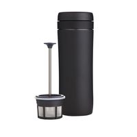 Espro Travel Coffee Press, Stainless Steel, 12 oz (Matte Black)