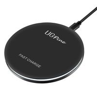 UGpine Type C Wireless Charger,Qi Wireless Charging Pad Fast Charge for Samsung Galaxy Note 8 S8 S8 Plus S7 S7 Edge Note 5 S6 Edge Plus and Standard Charge for Apple iPhone X/8/8 Plus