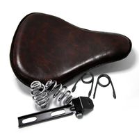 Chocolate Motorcycle SOLO Seat Saddle For Harley Honda Yamaha Kawasaki Suzuki Sportster Chopper Bobber Custom