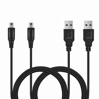 Hukado 2 Pack 4 Feet Nintendo 3DS USB Charger Cable, Play and Charge Power Charging Cord Compatible with Nintendo DSi, DSi XL, 2DS, 3DS, 3DS XL, New 3DS XL