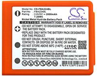 HBC BA223000, BA223030, FUB6 Battery - Replacement for HBC Radiomatic Quadrix, Radiomatic Keynote, Radiomatic Patrol D, Radiomatic Micron 4, Radiomatic Micron 5 (Ni-MH,3.60V,2000mAh / 7.20Wh )
