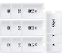 16 Set RFID Blocking Sleeves Credit Card Holder Identity Theft Protection-Smart Slim Design fits Wallet/Purse