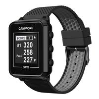 CANMORE TW-353 GPS Golf Watch - Key Course Data and Scorecard on Your Wrist - Minimalist & User Friendly - 38,000+ Free Courses Worldwide and Growing - 4ATM Waterproof - 1-Year Warranty (Black)